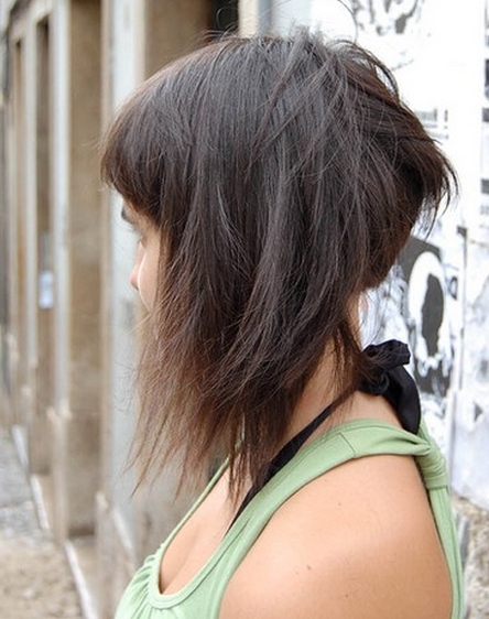 asymetryczne fryzury krótkie uczesanie damskie zdjęcie numer 141A